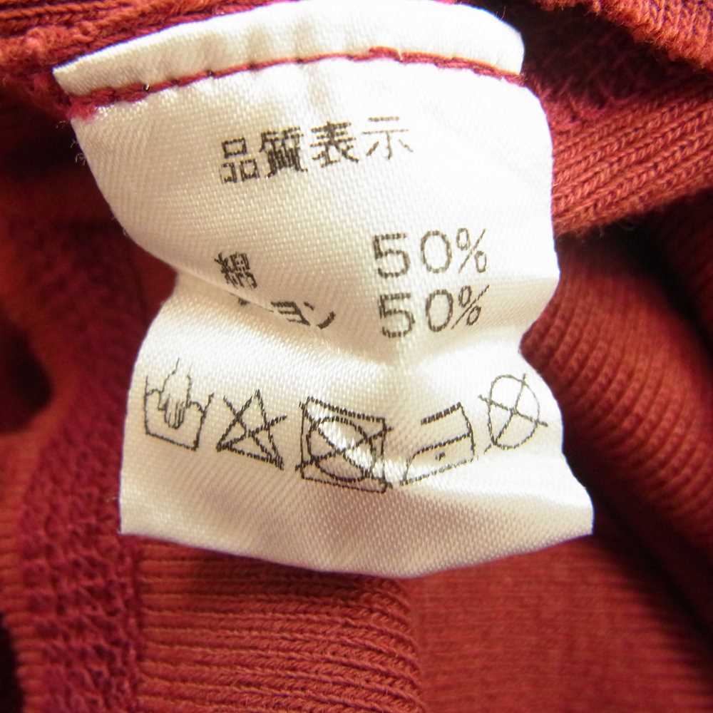 THE FLAT HEAD ザフラットヘッド FRAISE S/S SHIRTS フライス 半袖 Tシャツ ワインレッド系 M【新古品】【未使用】【中古】