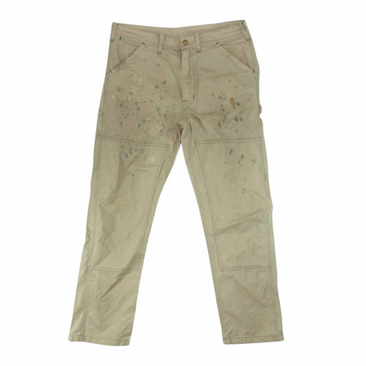 RRL ダブルアールエル 国内正規品 ペイント ヴィンテージ加工 ペインター パンツ ベージュ系 32【中古】