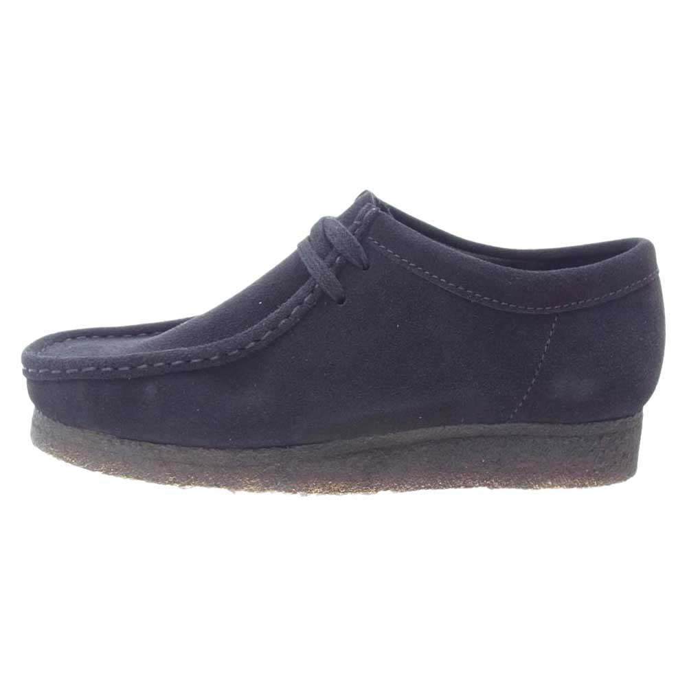 Clarks クラークス ORIGINAL WALLABEE 33279 ワラビー LO モカシン シューズ ブラック系 25.5【新古品】【未使用】【中古】