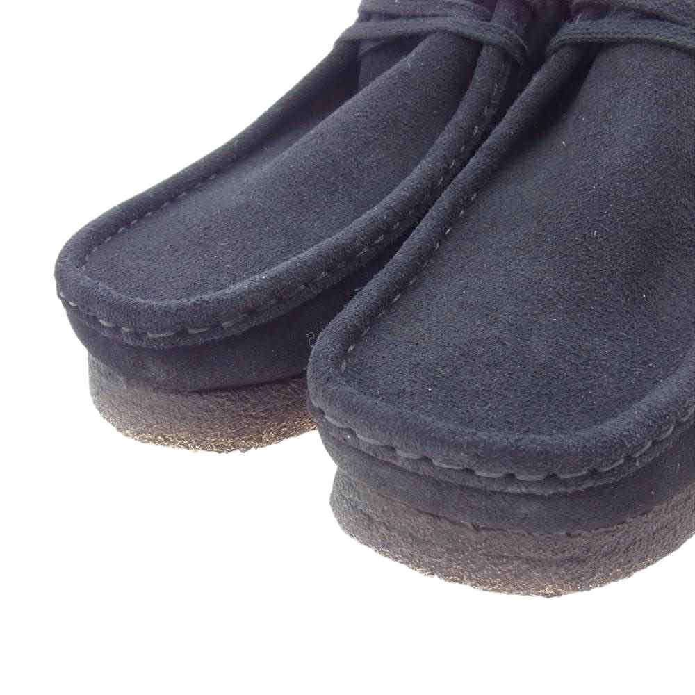 Clarks クラークス ORIGINAL WALLABEE 33279 ワラビー LO モカシン シューズ ブラック系 25.5【新古品】【未使用】【中古】