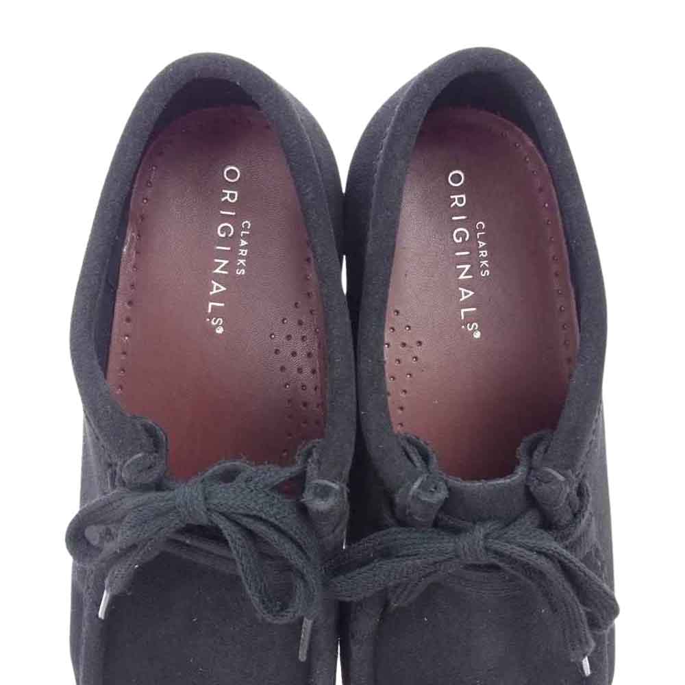 Clarks クラークス ORIGINAL WALLABEE 33279 ワラビー LO モカシン シューズ ブラック系 25.5【新古品】【未使用】【中古】