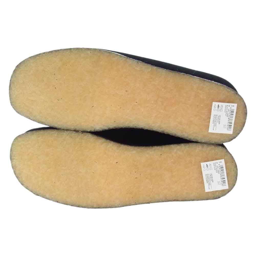 Clarks クラークス ORIGINAL WALLABEE 33279 ワラビー LO モカシン シューズ ブラック系 25.5【新古品】【未使用】【中古】