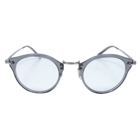 OLIVER PEOPLES オリバーピープルズ OV5184 1132 OP-505 ボストン 度入りレンズ アイウェア 眼鏡 グレー系【極上美品】【中古】
