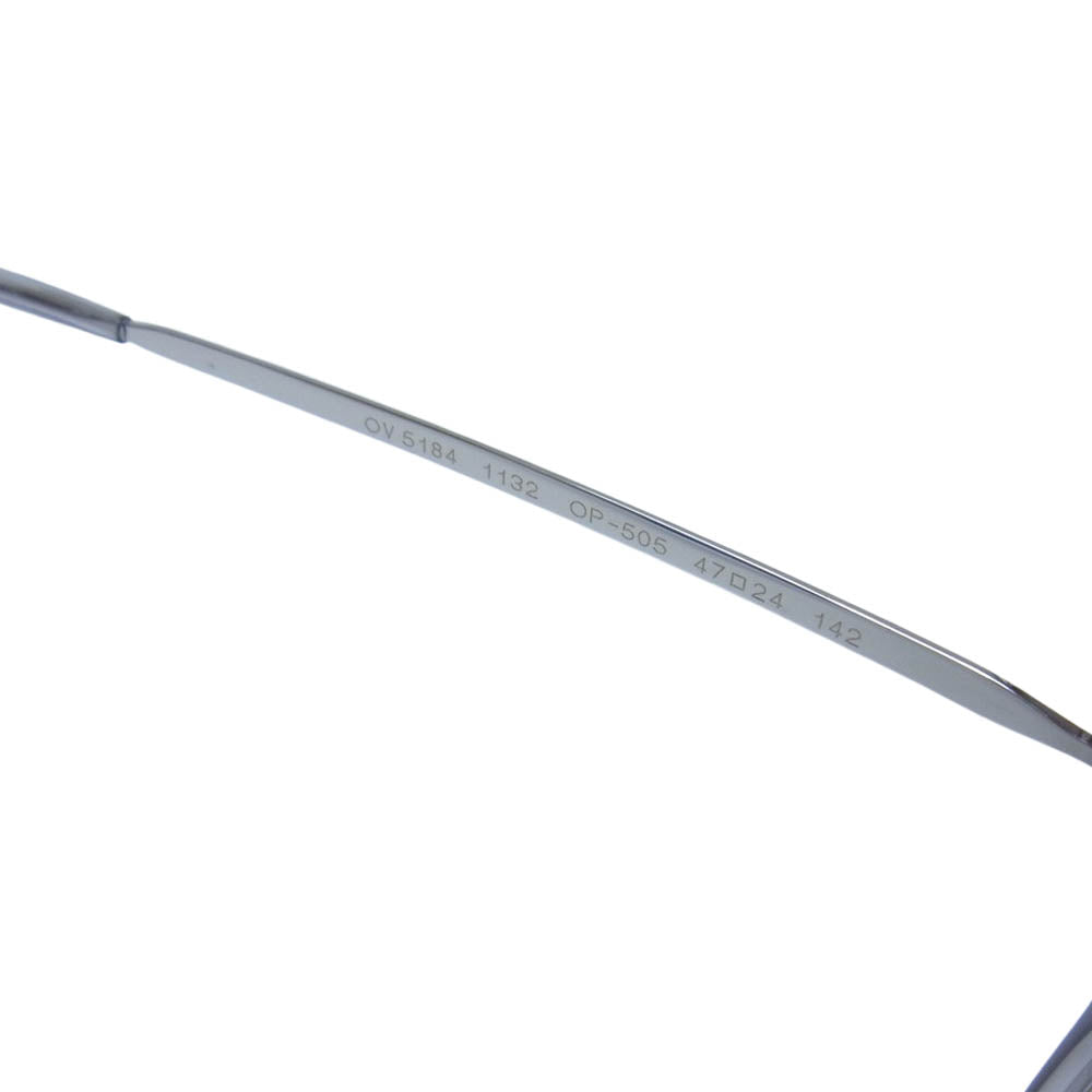 OLIVER PEOPLES オリバーピープルズ OV5184 1132 OP-505 ボストン 度入りレンズ アイウェア 眼鏡 グレー系【極上美品】【中古】