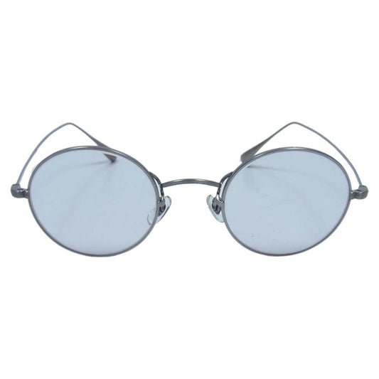 OLIVER PEOPLES オリバーピープルズ Mcclory マクローリー 度入りレンズ アイウェア 眼鏡 シルバー系【極上美品】【中古】