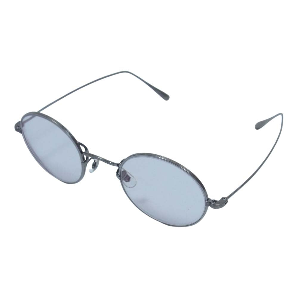 OLIVER PEOPLES オリバーピープルズ Mcclory マクローリー 度入りレンズ アイウェア 眼鏡 シルバー系【極上美品】【中古】