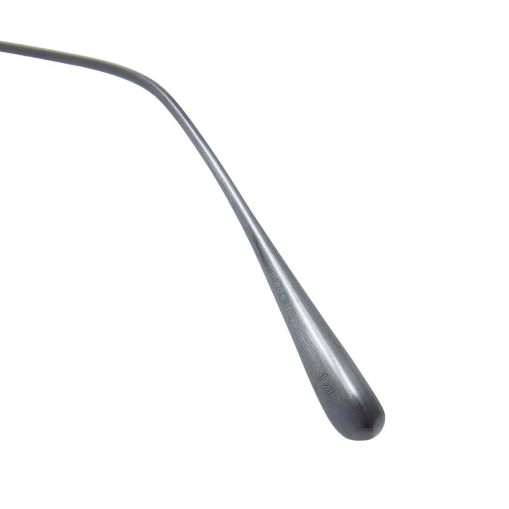 OLIVER PEOPLES オリバーピープルズ Mcclory マクローリー 度入りレンズ アイウェア 眼鏡 シルバー系【極上美品】【中古】