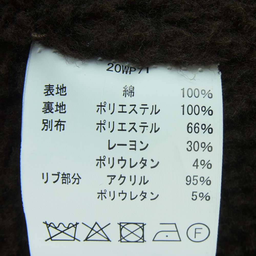 ワイパーインク 20WP71 AL-1 FLIGHT JACKET SPECIFICATION 55J13 フライト ジャケット カーキ系 42R【美品】【中古】