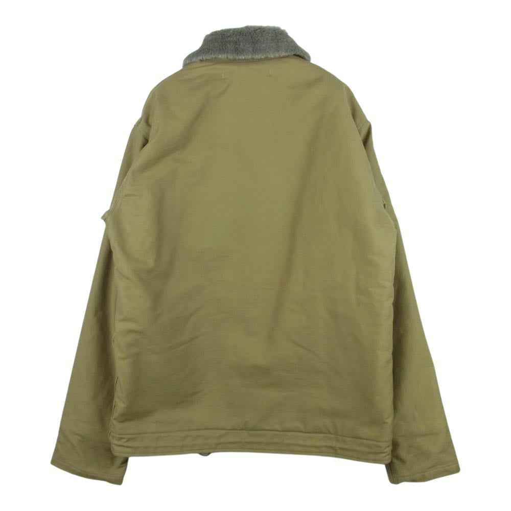 Buzz Rickson's バズリクソンズ BR12031 Type N-1 DECK JACKET 40's Model デッキ ジャケット カーキベージュ系 M【中古】