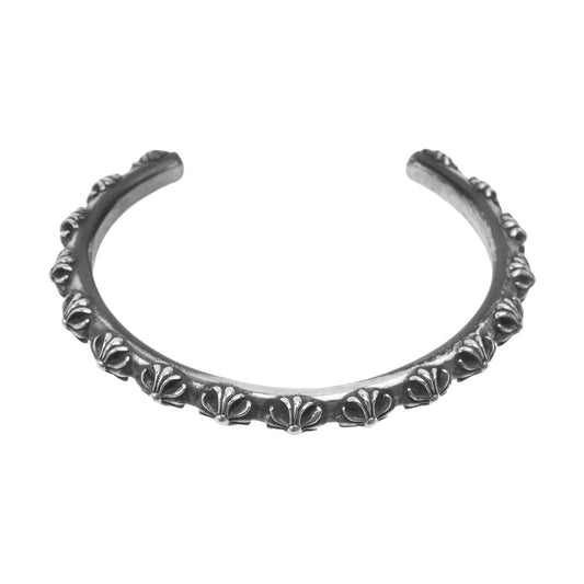 CHROME HEARTS クロムハーツ（原本無） BANGLE CROSS クロスバンド ブレスレット シルバー系【中古】