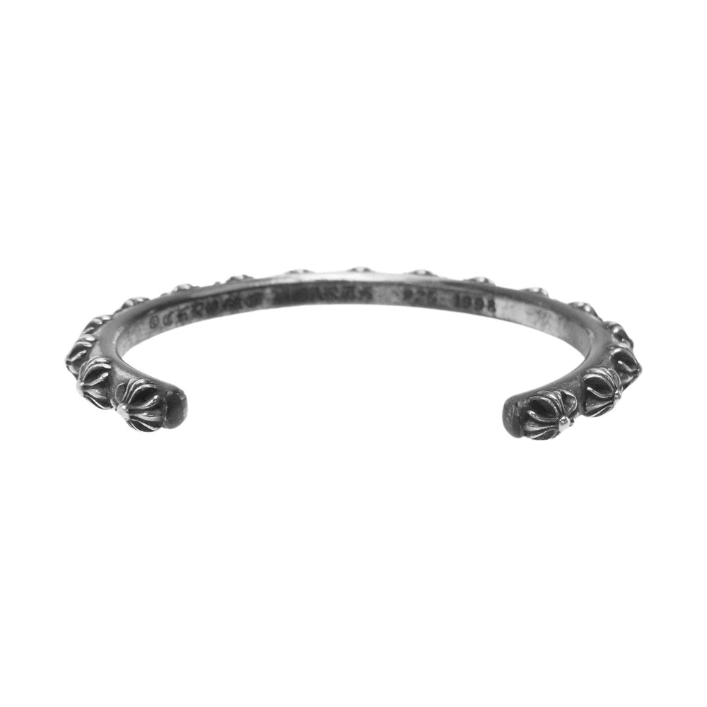 CHROME HEARTS クロムハーツ（原本無） BANGLE CROSS クロスバンド ブレスレット シルバー系【中古】