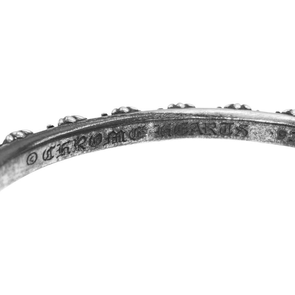 CHROME HEARTS クロムハーツ（原本無） BANGLE CROSS クロスバンド ブレスレット シルバー系【中古】
