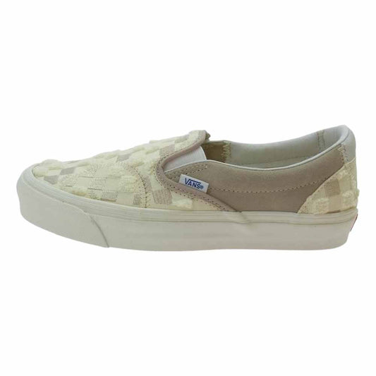 VANS バンズ VN0A45JXVM2 CLASSIC SLIP-ON BRICOLAGE クラシック スリッポン ブリコラージュ ホワイト ホワイト系 ベージュ系 26cm【極上美品】【中古】