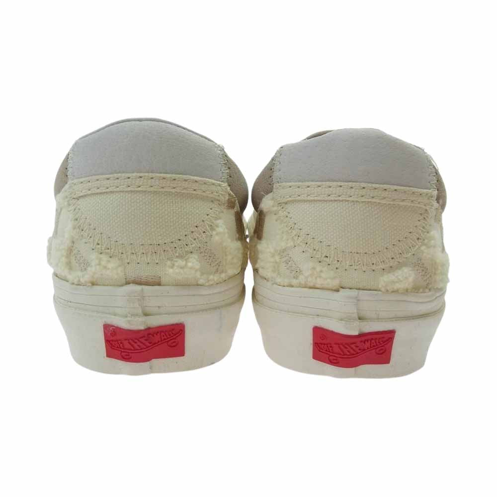 VANS バンズ VN0A45JXVM2 CLASSIC SLIP-ON BRICOLAGE クラシック スリッポン ブリコラージュ ホワイト ホワイト系 ベージュ系 26cm【極上美品】【中古】