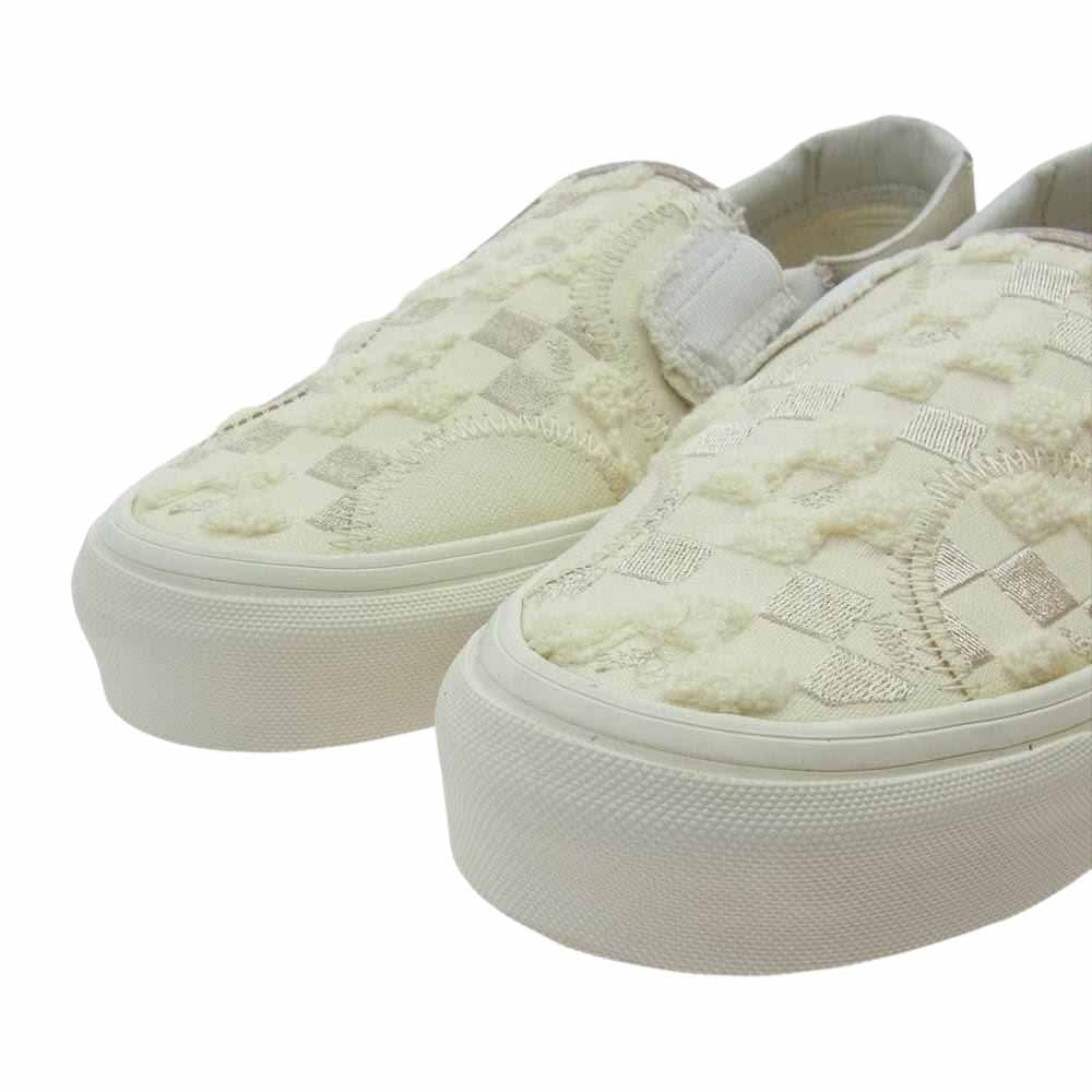 VANS バンズ VN0A45JXVM2 CLASSIC SLIP-ON BRICOLAGE クラシック スリッポン ブリコラージュ ホワイト ホワイト系 ベージュ系 26cm【極上美品】【中古】