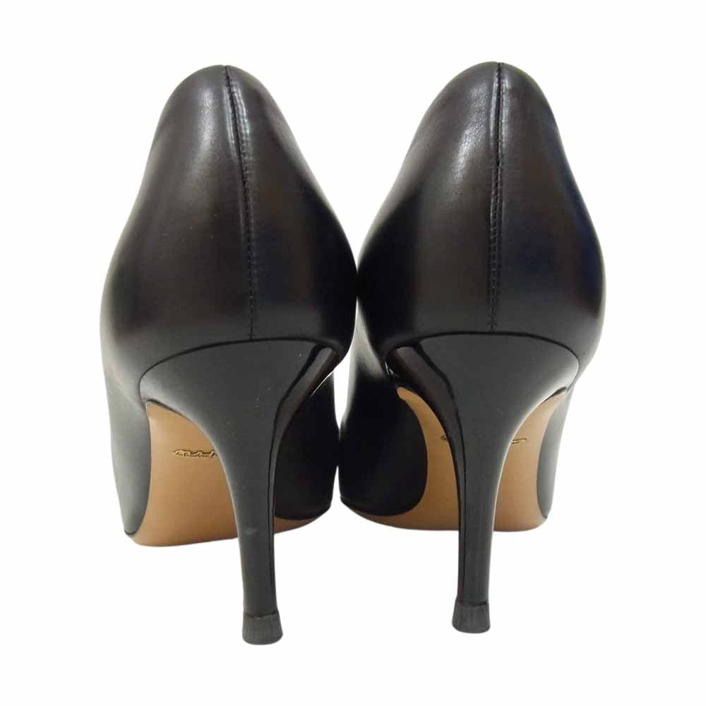 Salvatore Ferragamo サルヴァトーレフェラガモ レザー パンプス ヒール ブラック系 6 (23.5cm相当)【中古】