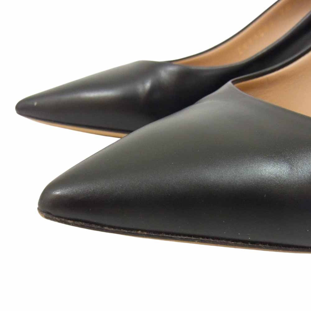 Salvatore Ferragamo サルヴァトーレフェラガモ レザー パンプス ヒール ブラック系 6 (23.5cm相当)【中古】