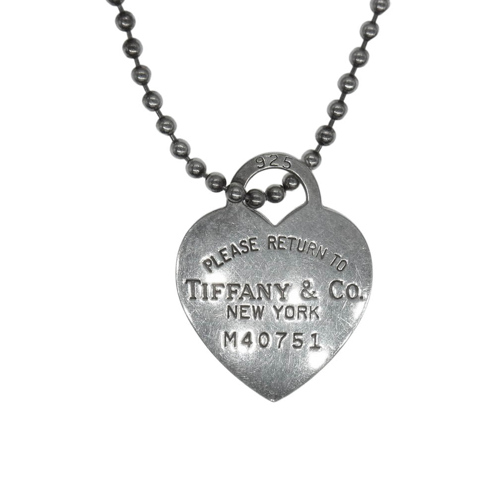 TIFFANY&Co. ティファニー リターントゥ ハート ネックレス シルバー系【中古】