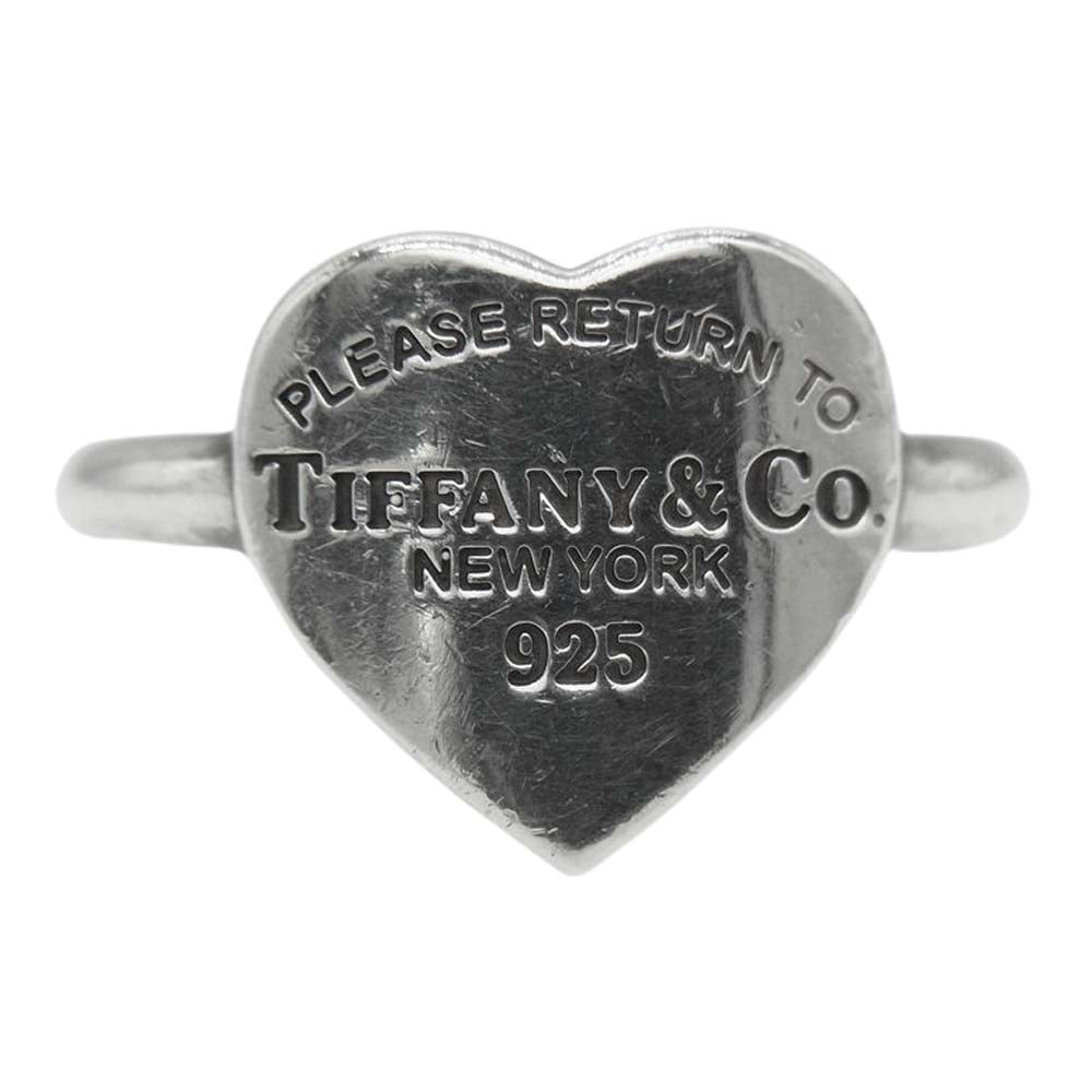 TIFFANY&Co. ティファニー リターントゥティファニー ハート プレート リング シルバー系 9号～10号【中古】
