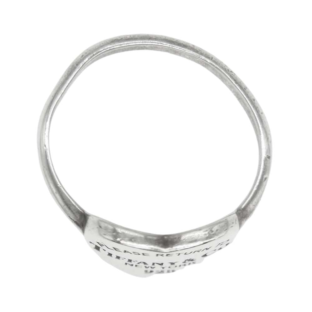 TIFFANY&Co. ティファニー リターントゥティファニー ハート プレート リング シルバー系 9号～10号【中古】