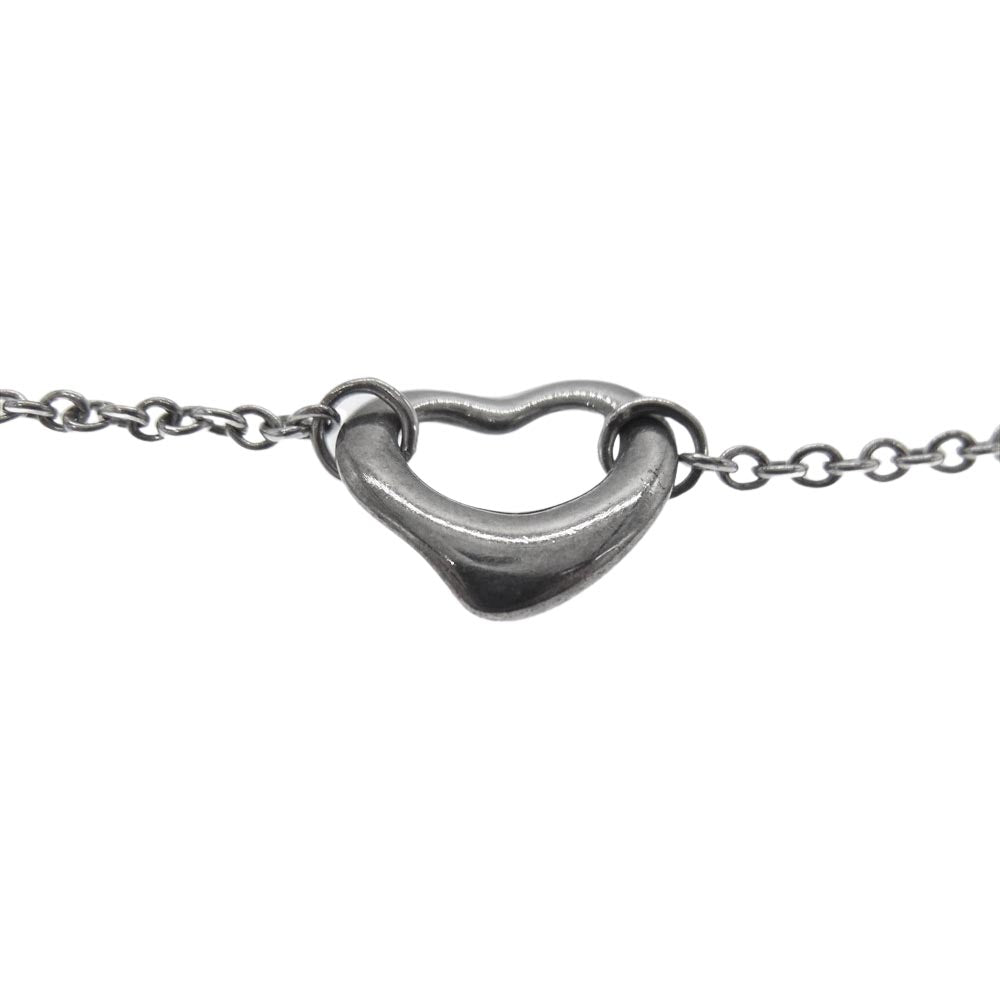 TIFFANY&Co. ティファニー オープンハート ブレスレット シルバー系【中古】