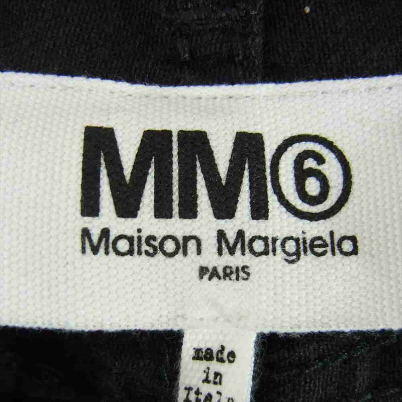 MAISON MARGIELA メゾンマルジェラ 18AW S32LA0166 MM6 エムエムシックス FLARED DENIM PANTS ワイド デニムパンツ ブラック系 36【中古】