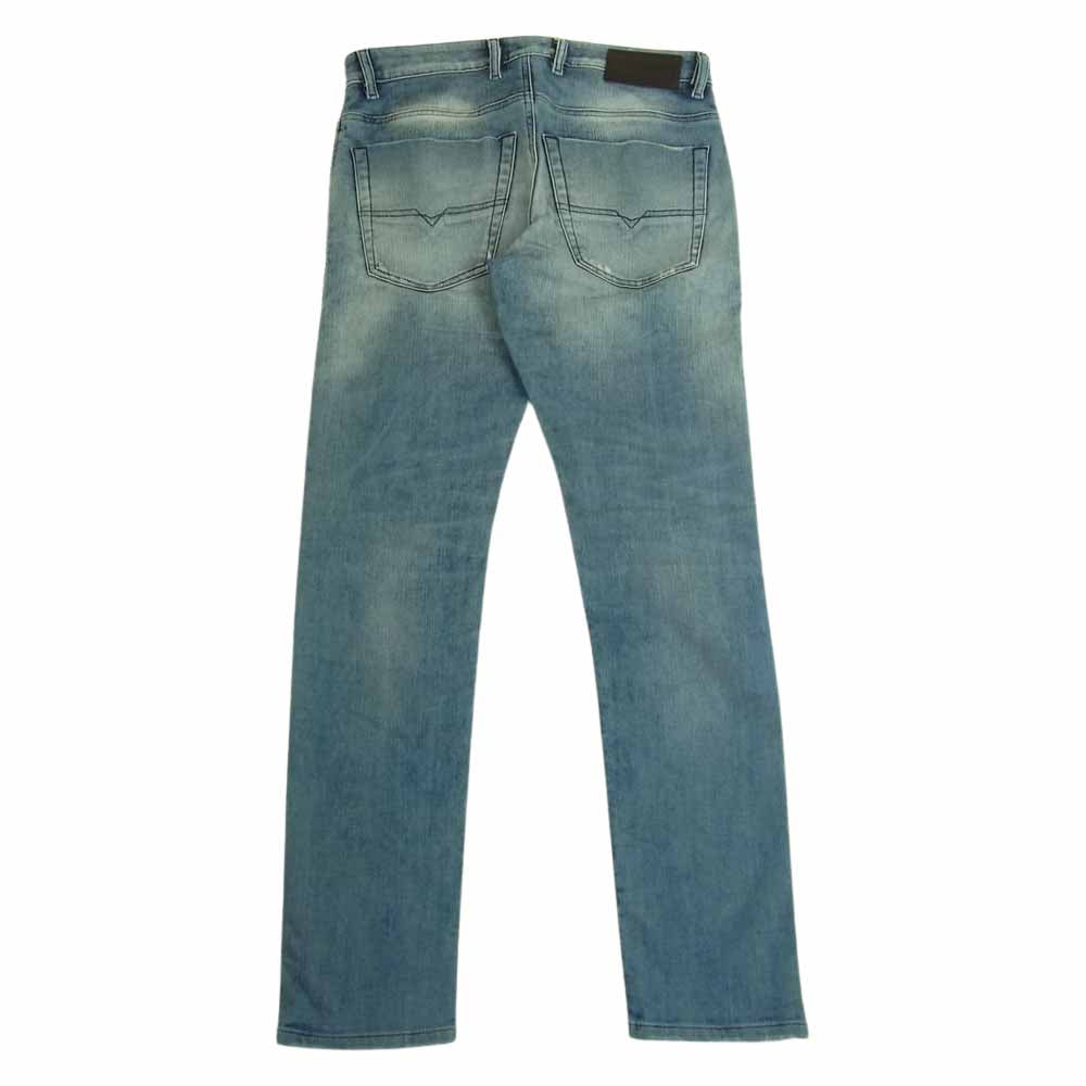 DIESEL ディーゼル KRooLEY-X-T JOGG JEANS ダメージ加工 ジョグジーンズ ブルー系 30【中古】