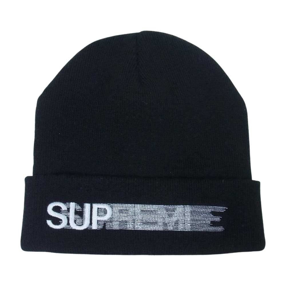 supreme motion logo beanie black 20ss