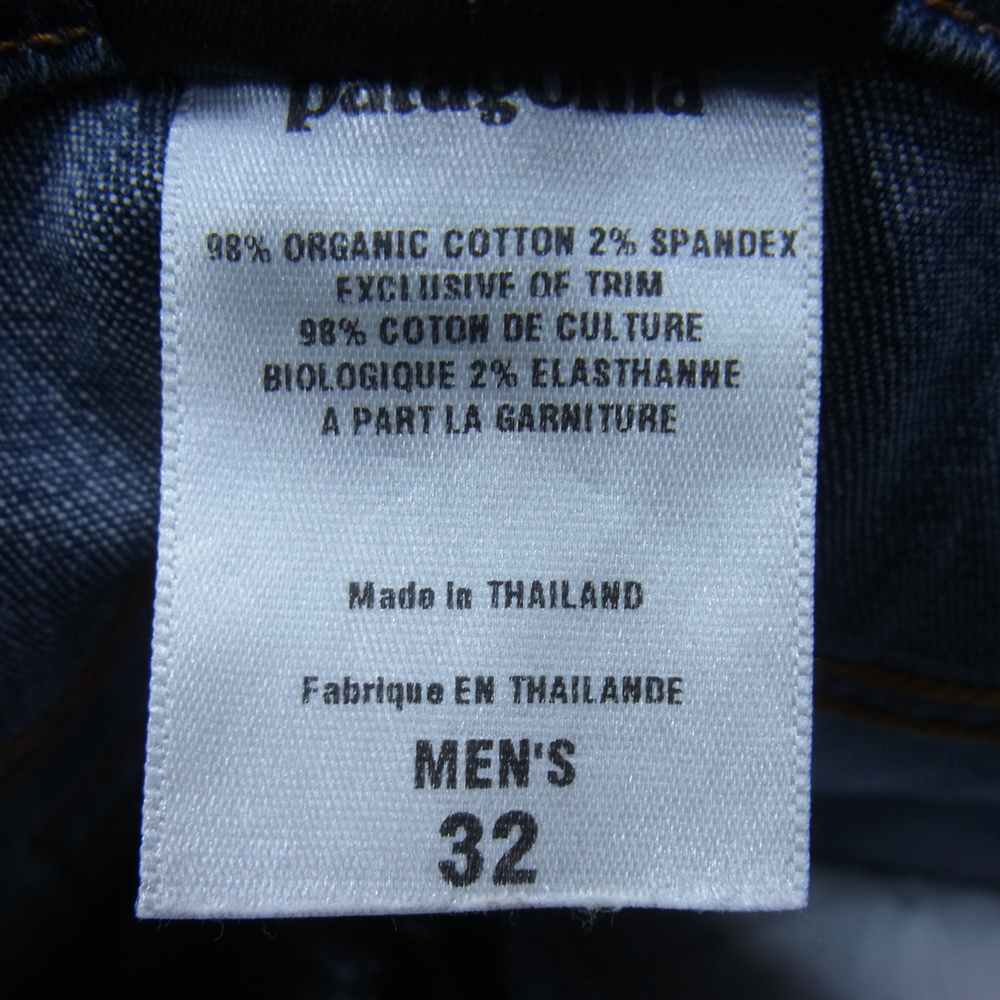 patagonia パタゴニア 06AW 56670 06年製 organic cotton denim オーガニックコットンデニム パンツ インディゴブルー系 32【中古】