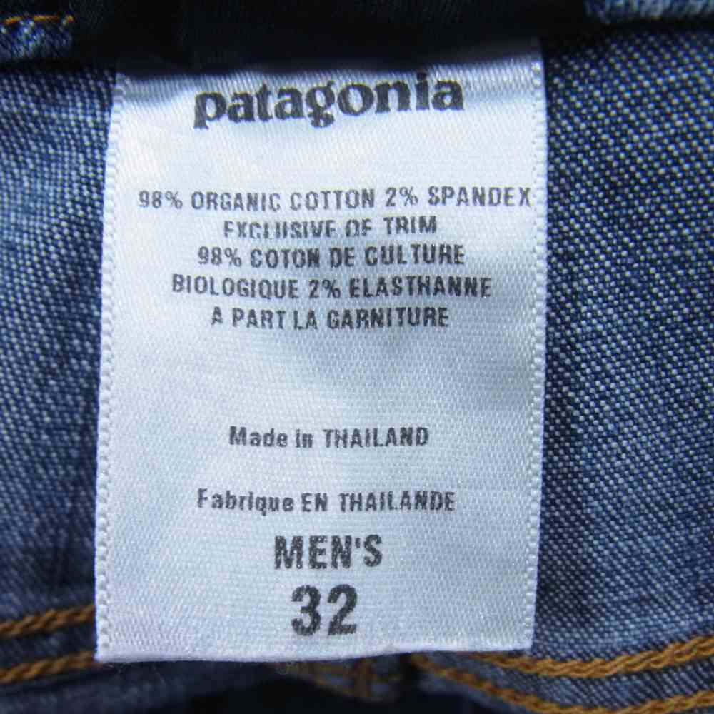 patagonia パタゴニア 06AW 56670 06年製 organic cotton denim オーガニックコットンデニム パンツ 32inch インディゴブルー系 32【中古】