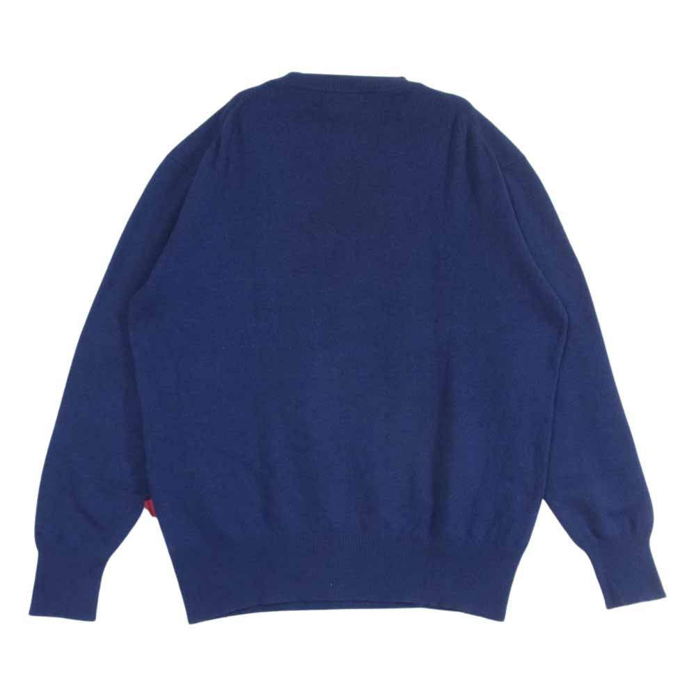 patagonia パタゴニア カシミア クルーネック セーター ネイビー系 L【中古】