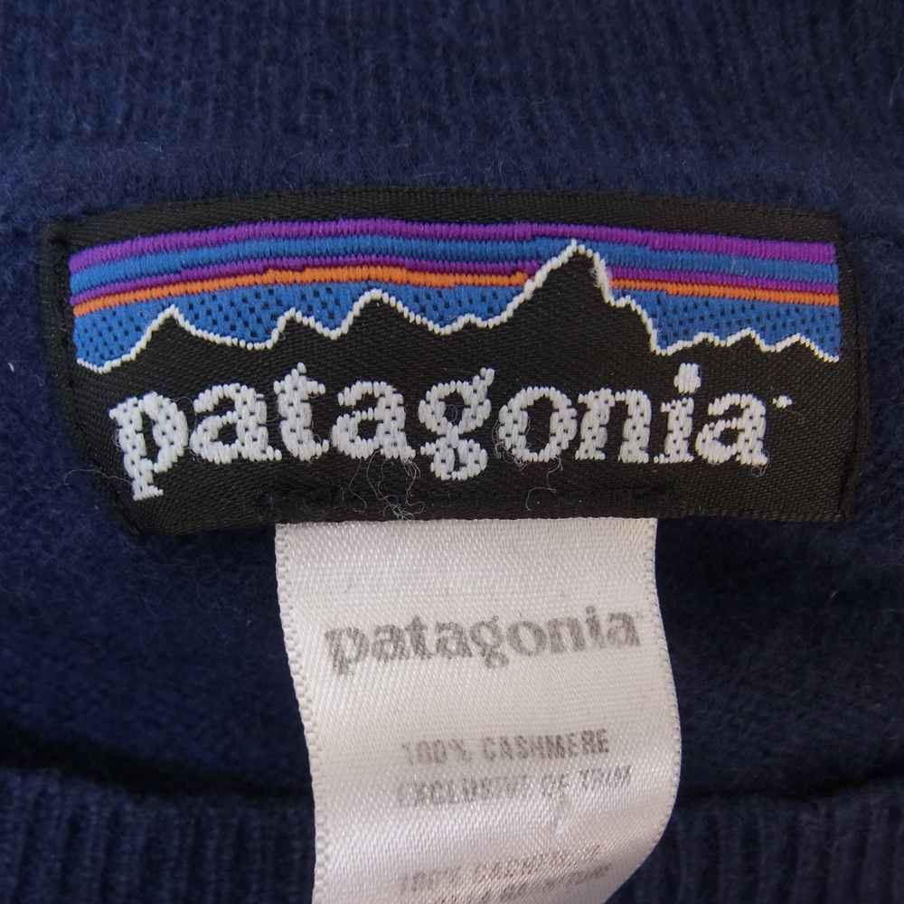 patagonia パタゴニア カシミア クルーネック セーター ネイビー系 L【中古】