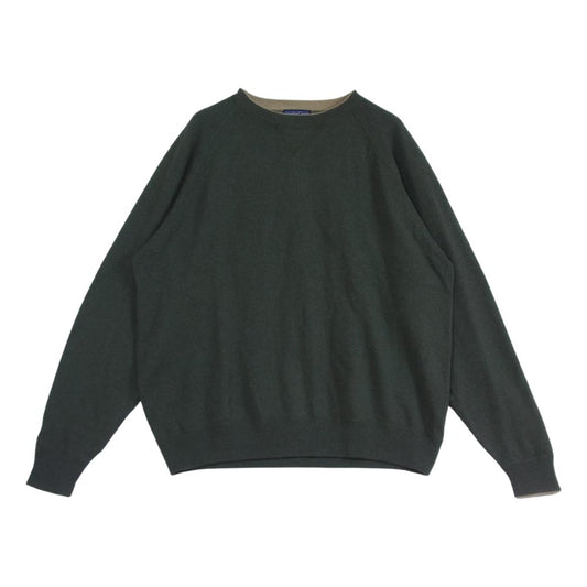 patagonia パタゴニア カシミア クルーネック セーター カーキ系 L【中古】