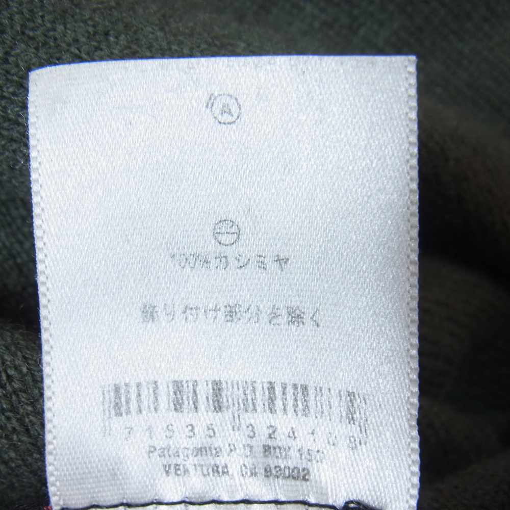 patagonia パタゴニア カシミア クルーネック セーター カーキ系 L【中古】