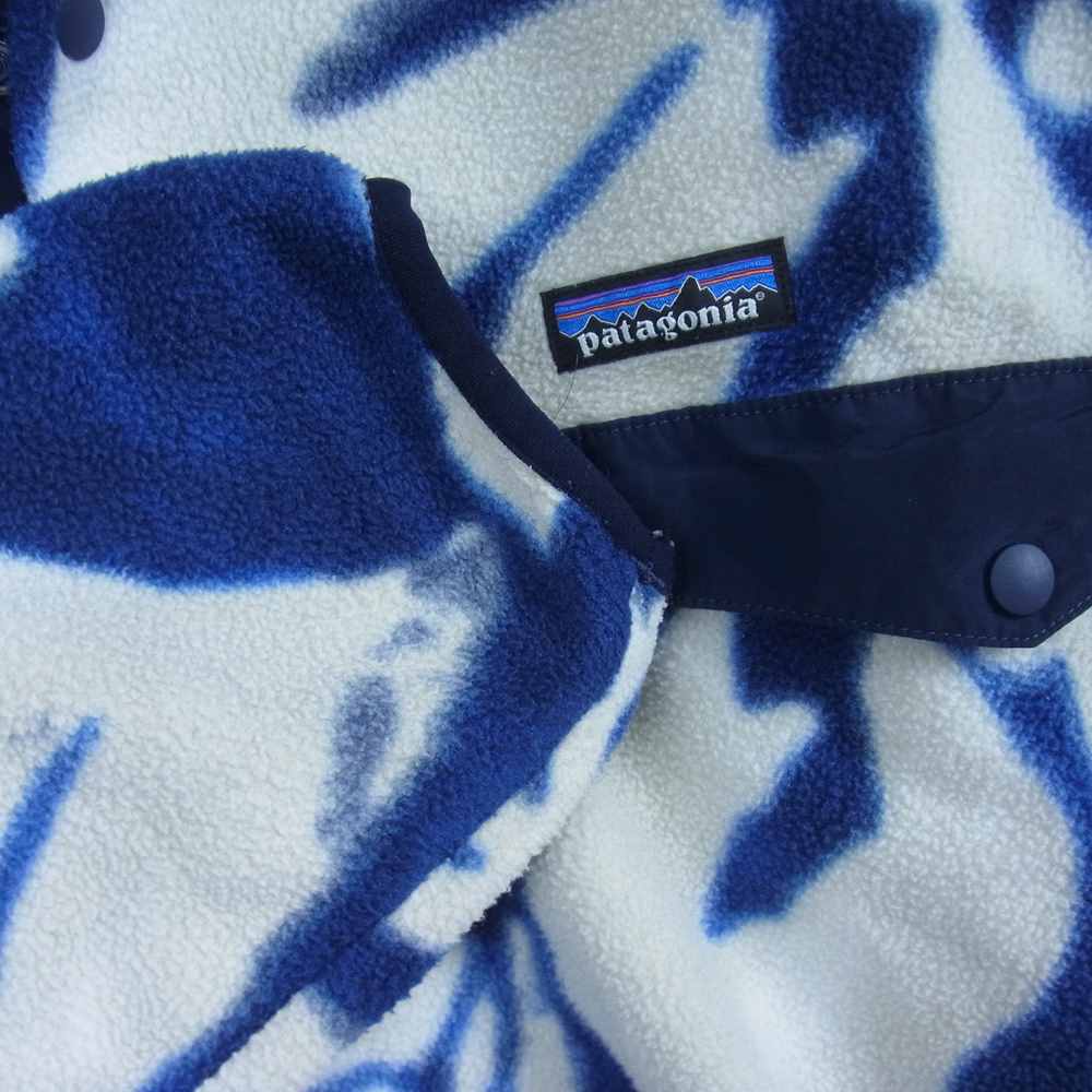patagonia パタゴニア 15SS 25580 15年製 Lightweight Synchilla Snap-T Pullover ライトウェイト シンチラ スナップT プルオーバー フリース ジャケット ブルー系 L【中古】