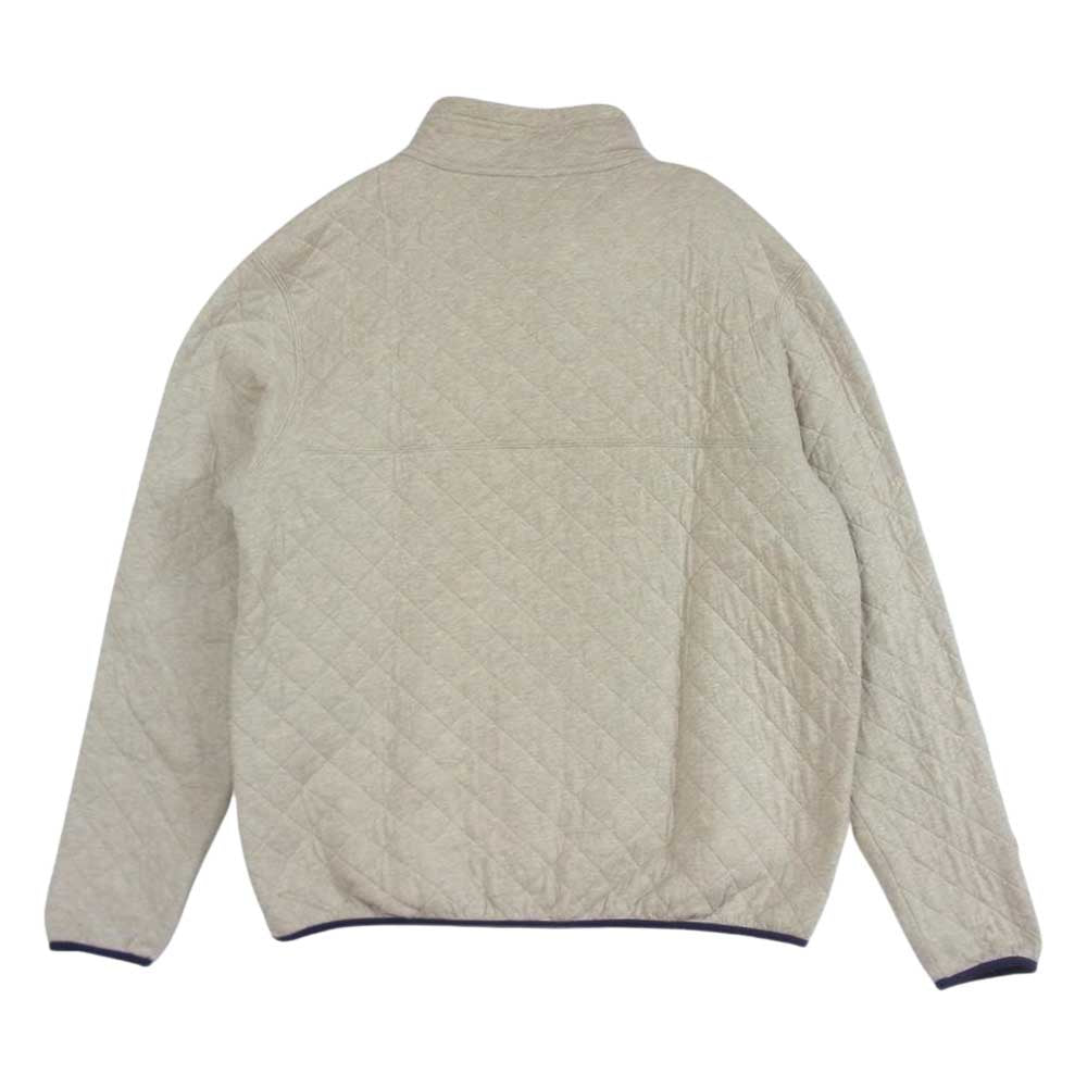 patagonia パタゴニア 15SS 25425 15年製 40周年記念 限定 Diamond Quilt Snap-T Pullover ダイヤモンド キルト スナップ Tプルオーバー ジャケット ベージュ系 L【中古】