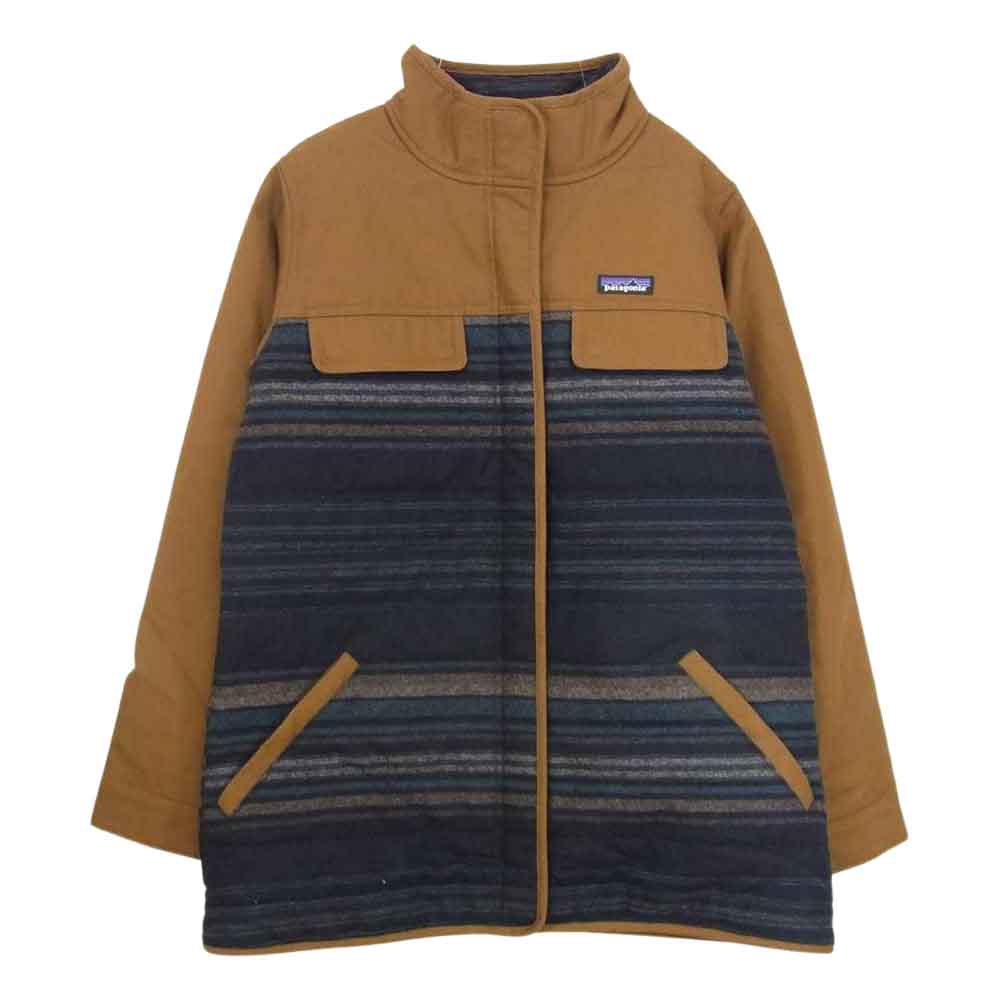 patagonia パタゴニア 19AW 26895 19年製 Women's Out Yonder Coat ウィメンズ コート ジャケット  ブラウン系 ネイビー系 L【中古】