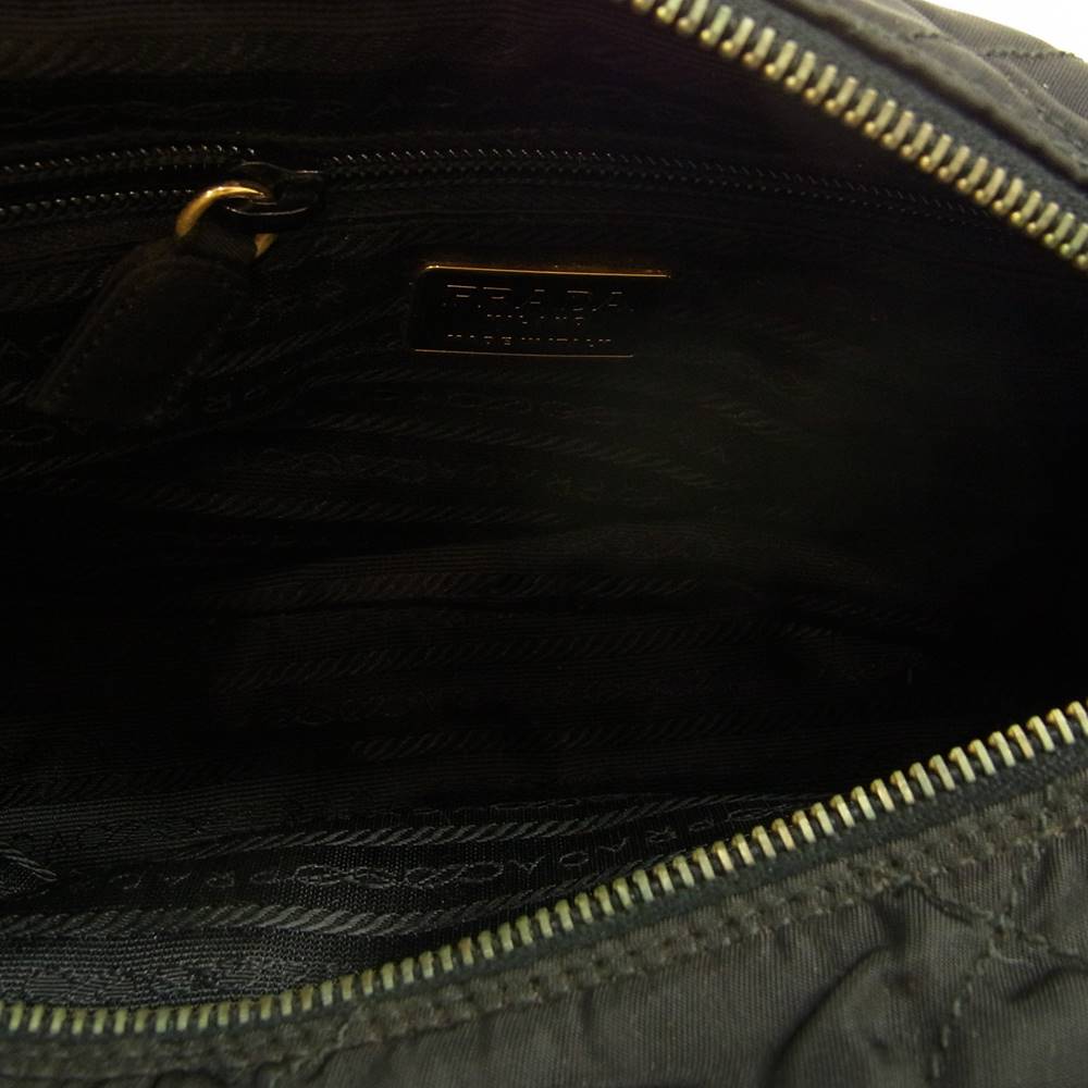 PRADA プラダ ナイロン キルティング チェーン ショルダーバッグ