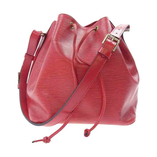 LOUIS VUITTON ルイ・ヴィトン M44007 エピ ノエ 巾着 ショルダーバッグ レッド系【中古】