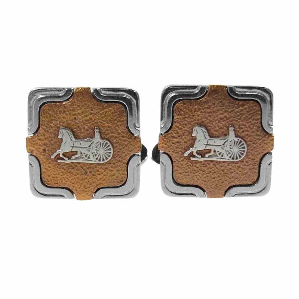 CELINE セリーヌ 馬車 マカダム カフスボタン【中古】