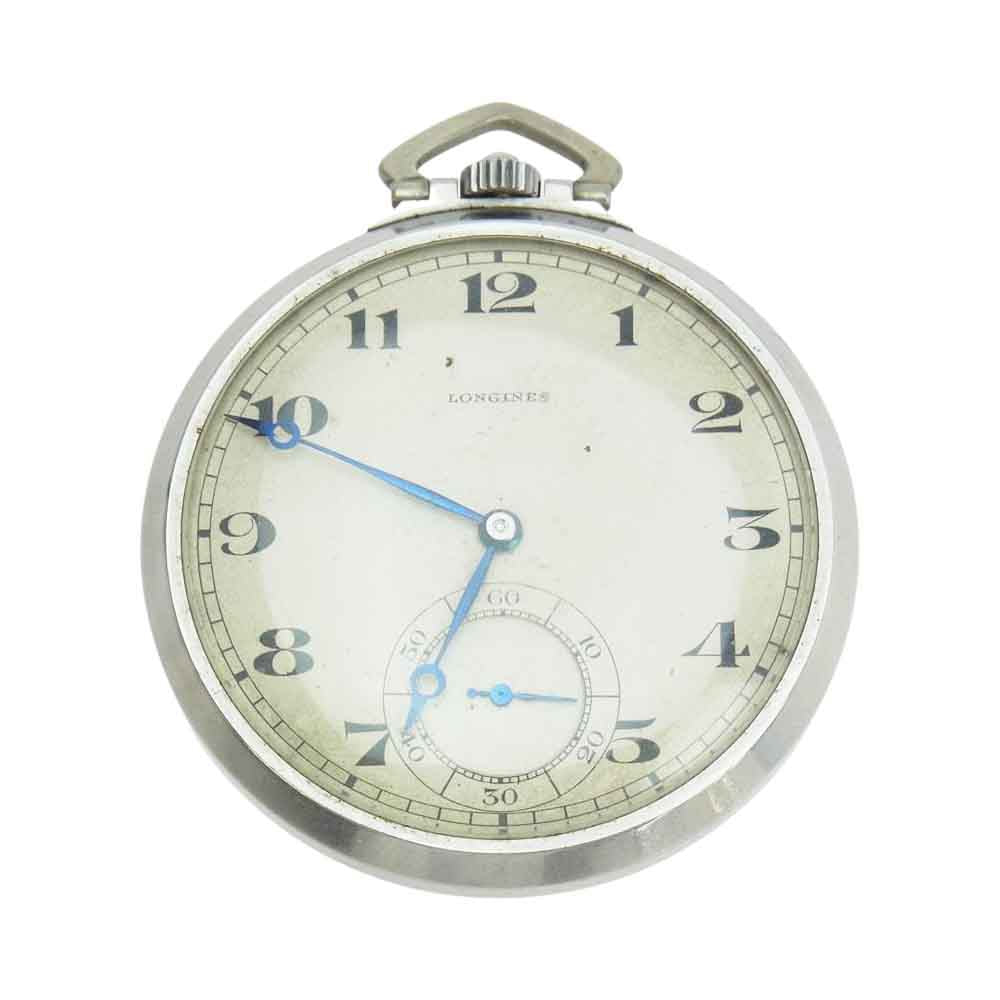LONGINES ロンジン 手巻き 懐中時計 シルバー系【中古】
