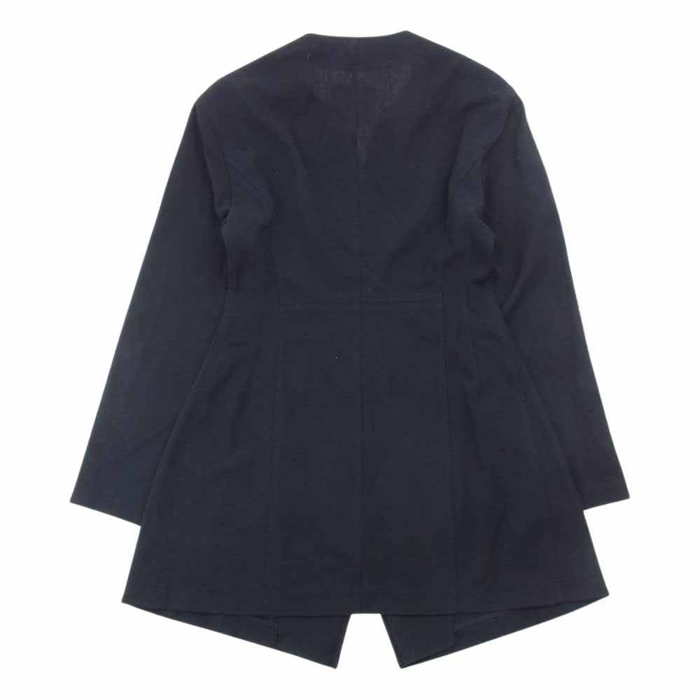 Yohji Yamamoto ヨウジヤマモト Y's ワイズ YO-J49-199 YO-S49-199 セットアップ ノーカラージャケット フレアスカート ブラック系【中古】