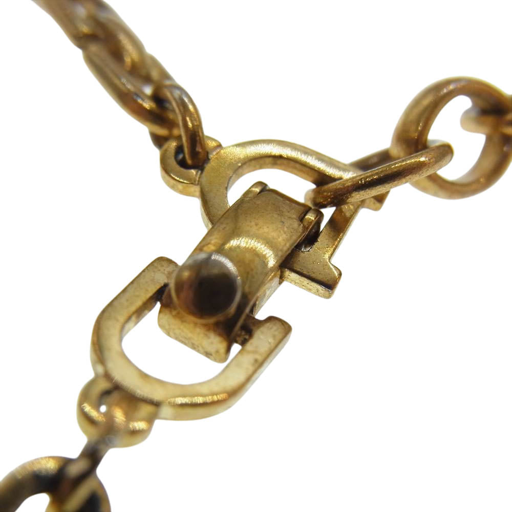 Christian Dior クリスチャンディオール ネックレスチェーン ゴールド系【中古】