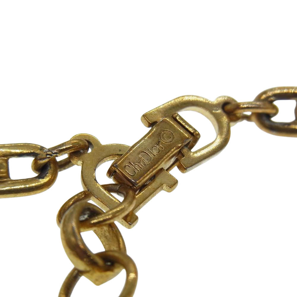 Christian Dior クリスチャンディオール ネックレスチェーン ゴールド系【中古】