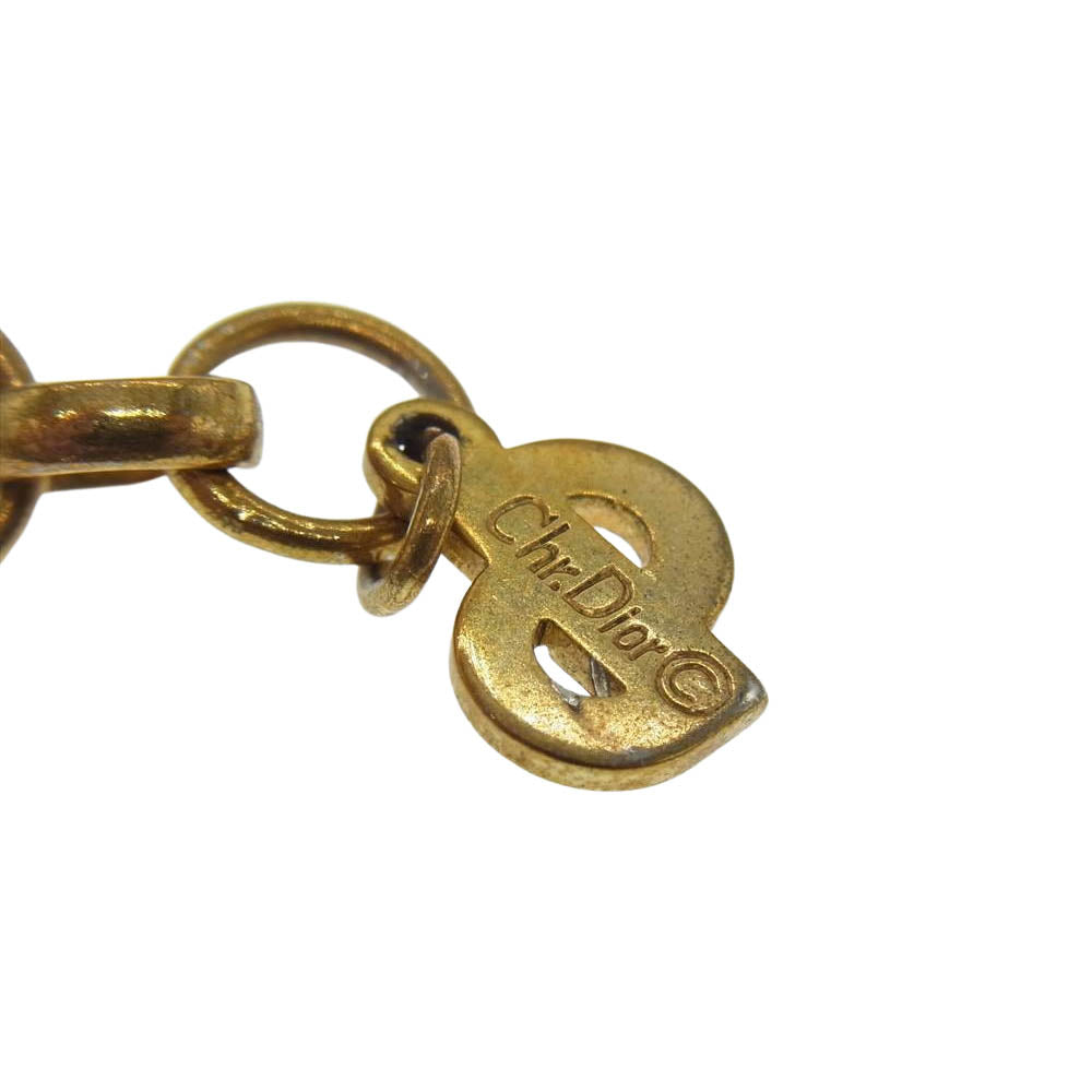 Christian Dior クリスチャンディオール ネックレスチェーン ゴールド系【中古】