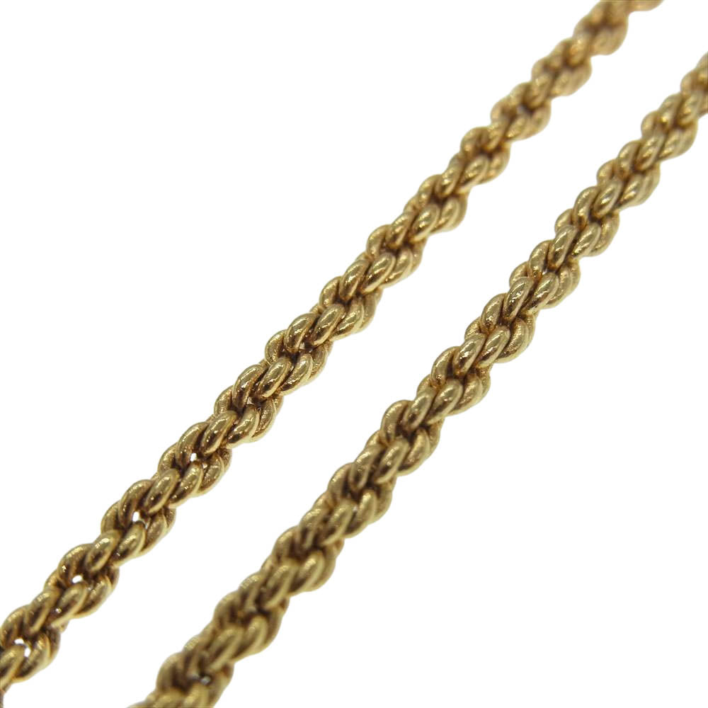 Christian Dior クリスチャンディオール ストーン ネックレス ゴールド系【中古】