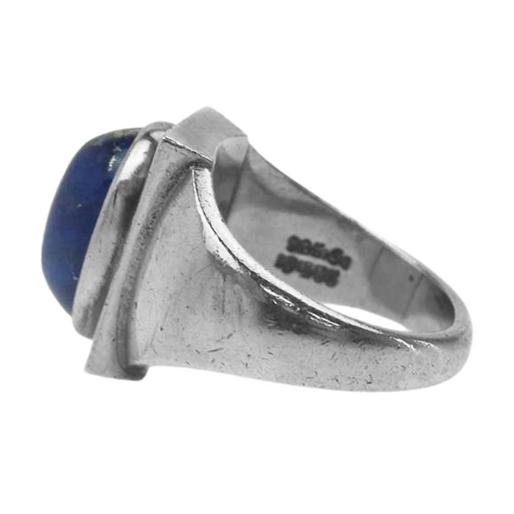 ジョージジェンセン #84B ラピスラズリ スクエア リング Silver925 8号【中古】