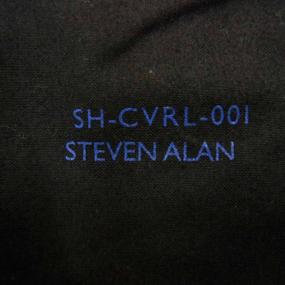 エスエイチ Steven Alan スティーブンアラン SH-CVRL-001 COVERALL SHIRT カバーオール シャツ ジャケット  ブラック系 M【中古】