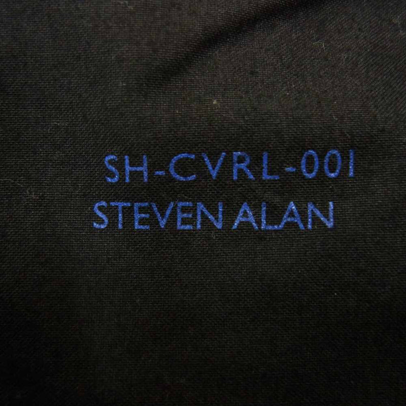 エスエイチ Steven Alan スティーブンアラン SH-CVRL-001 COVERALL SHIRT カバーオール シャツ ジャケット ブラック系 M【中古】