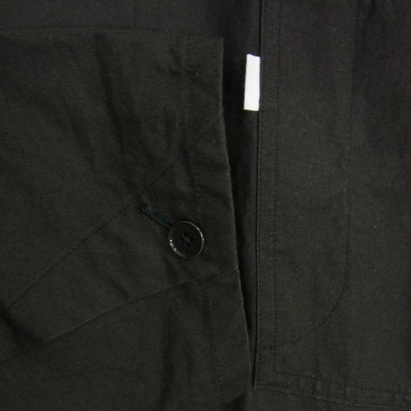 エスエイチ Steven Alan スティーブンアラン SH-CVRL-001 COVERALL SHIRT カバーオール シャツ ジャケット  ブラック系 M【中古】